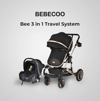 Bee Black & Gold Stroller