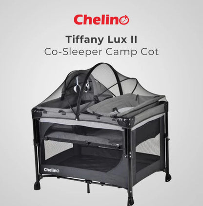Chelino Tiffany Lux II Co-Sleeper Camp Cot
