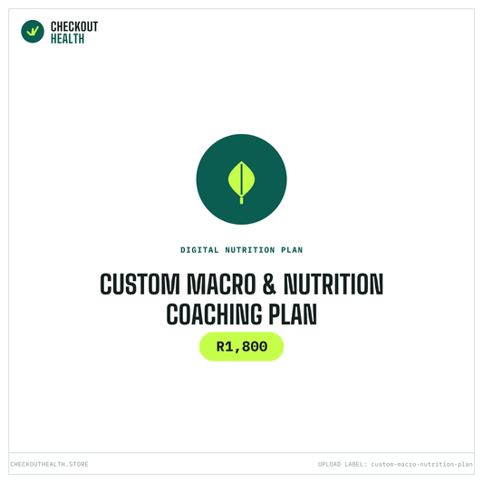 Custom Macro & Nutrition Coaching Plan (Digital)